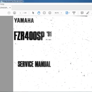 Yamaha FZR400sp '91 SERVICE MANUAL - PDF DOWNLOAD