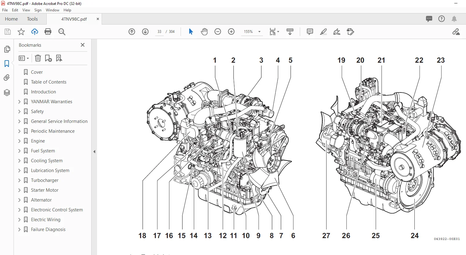 Yanmar 3TNV88C 3TNV86CT 4TNV88C 4TNV86CT 4TNV98C 4TNV98CT Industrial Engines Service Manual - Image 2