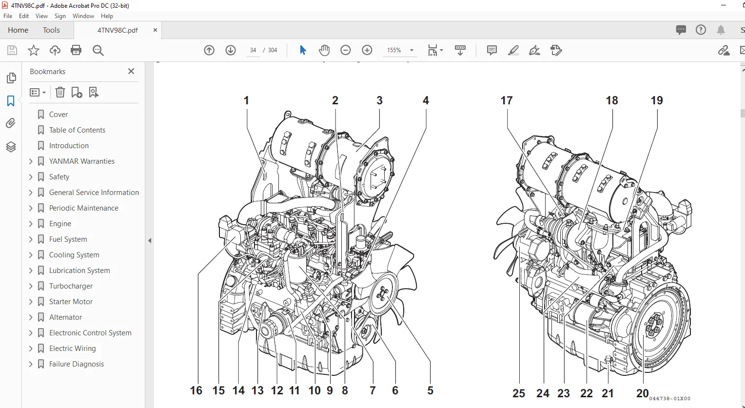 Yanmar 3TNV88C 3TNV86CT 4TNV88C 4TNV86CT 4TNV98C 4TNV98CT Industrial Engines Service Manual - Image 3