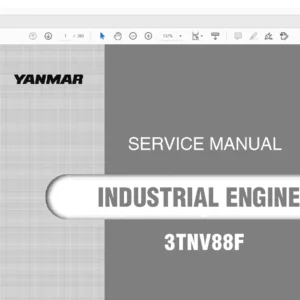 Yanmar 3TNV88F Industrial Engine Service Manual - PDF DOWNLOAD