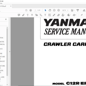 Yanmar C12R(EP) Crawler Carrier Service Manual