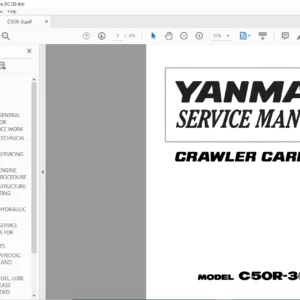Yanmar C50R-3(R) Crawler Carrier Service Manual