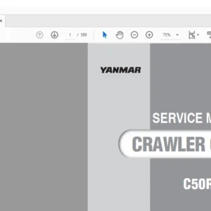 Yanmar C50R-5 Crawler Carrier Service Manual