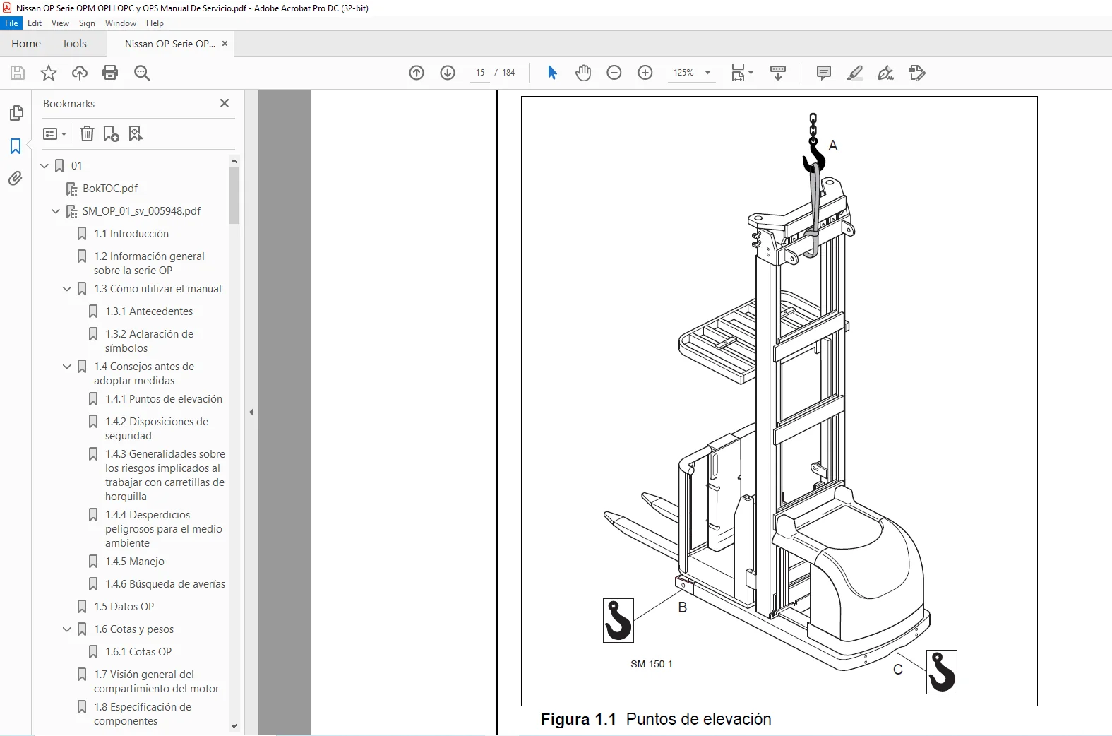 Nissan OP Serie OPM OPH OPC y OPS Manual De Servicio - PDF DOWNLOAD