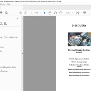 1966 Land Rover Discovery Electrical Troubleshooting Manual - 2nd Edition - PDF DOWNLOAD