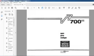 1968 Moto Guzzi 700 cc V7 Twin Spare Parts Catalogue Manual - PDF DOWNLOAD