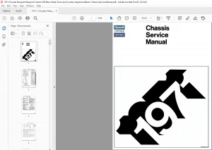 1971 Chrysler Plymouth Imperial Chassis Service Manual - PDF DOWNLOAD