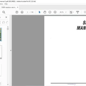 1989 Seadoo Shop Manual - PDF DOWNLOAD