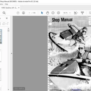 1990 Seadoo SP GT Shop Manual - PDF DOWNLOAD