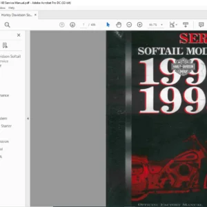 1997-1998 Harley Davidson Softail Service Manual - PDF DOWNLOAD