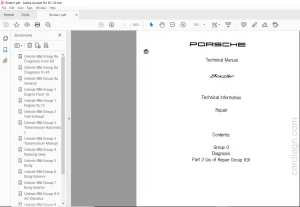 1997-2001 Porsche 986 Boxster Workshop Manual - PDF DOWNLOAD