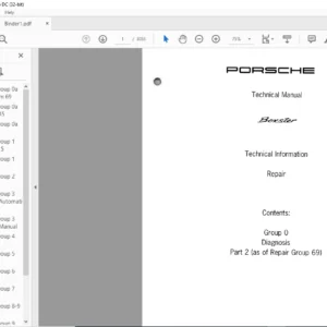 1997-2001 Porsche 986 Boxster Workshop Manual - PDF DOWNLOAD