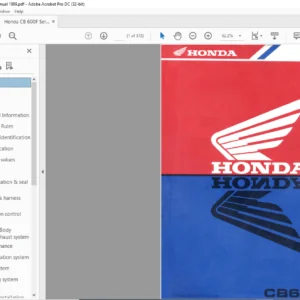 1999 Honda CB 600F Shop Manual - PDF DOWNLOAD