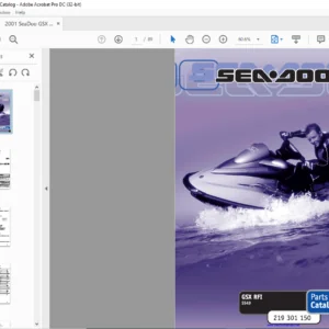 2001 Seadoo GSX RFI 5549 Parts Catalog Manual - PDF DOWNLOAD