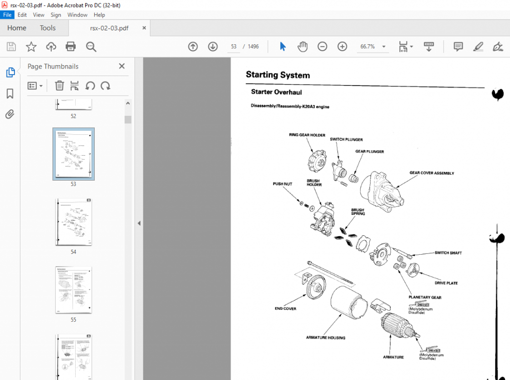 2002-2003 Acura RSX Service Manual - PDF DOWNLOAD - HeyDownloads ...