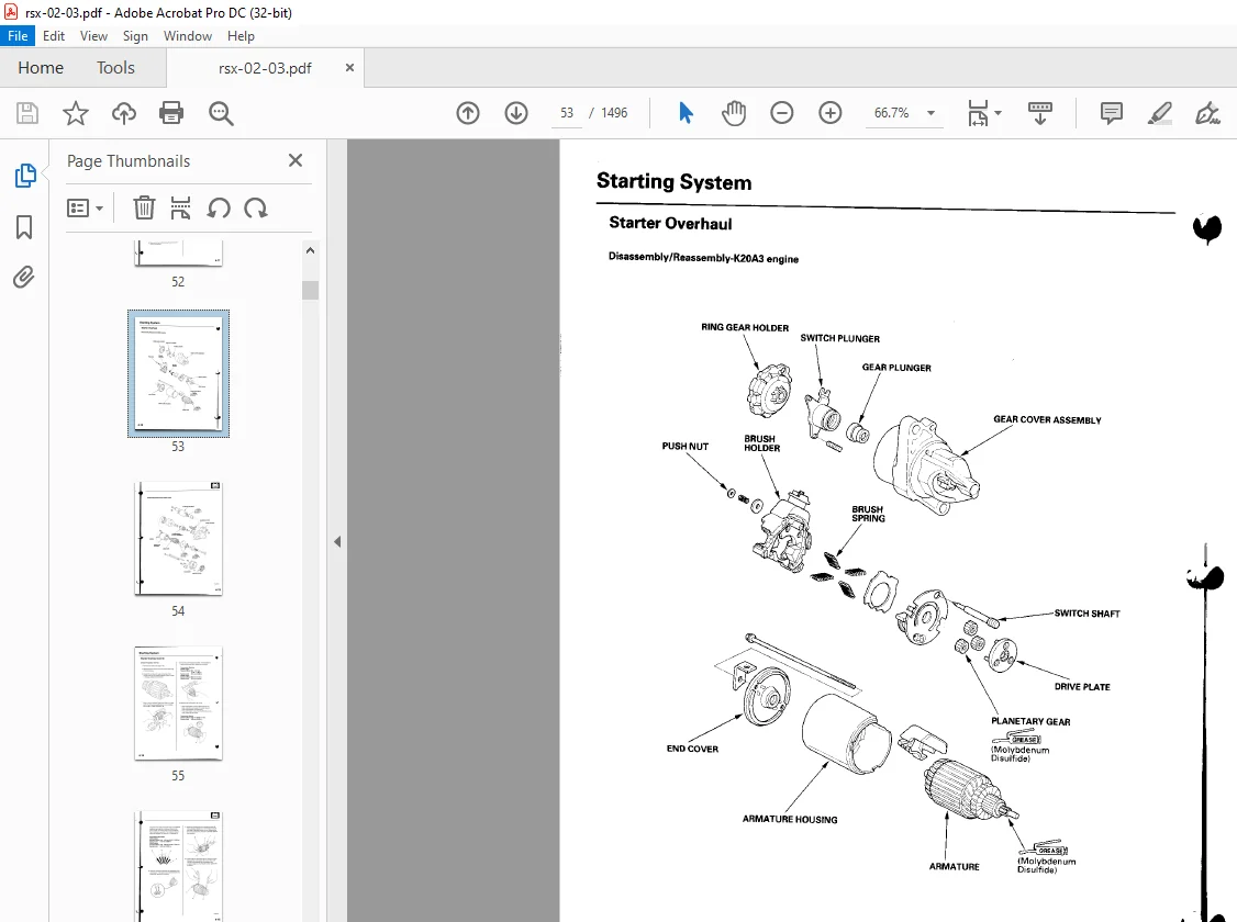 2002-2003 Acura RSX Service Manual - PDF DOWNLOAD - Image 2