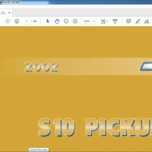 2002 Chevrolet S10 Pickup Owner’s Manual - PDF DOWNLOAD