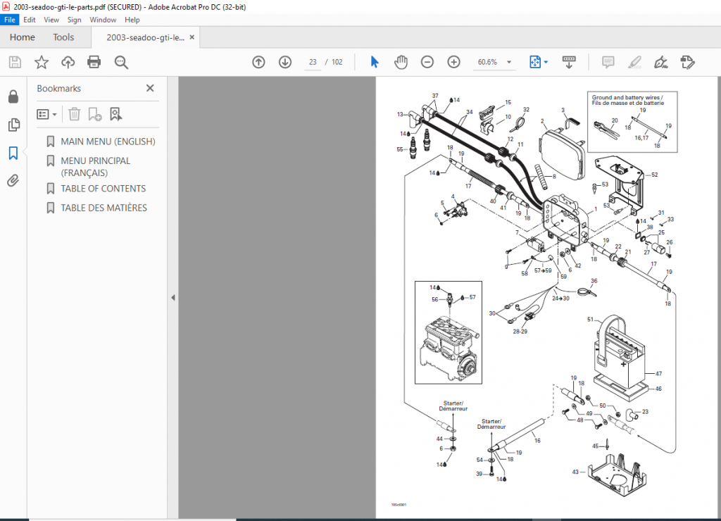 2003 Seadoo GTI GTI LE Parts Catalog Manual - PDF DOWNLOAD ...