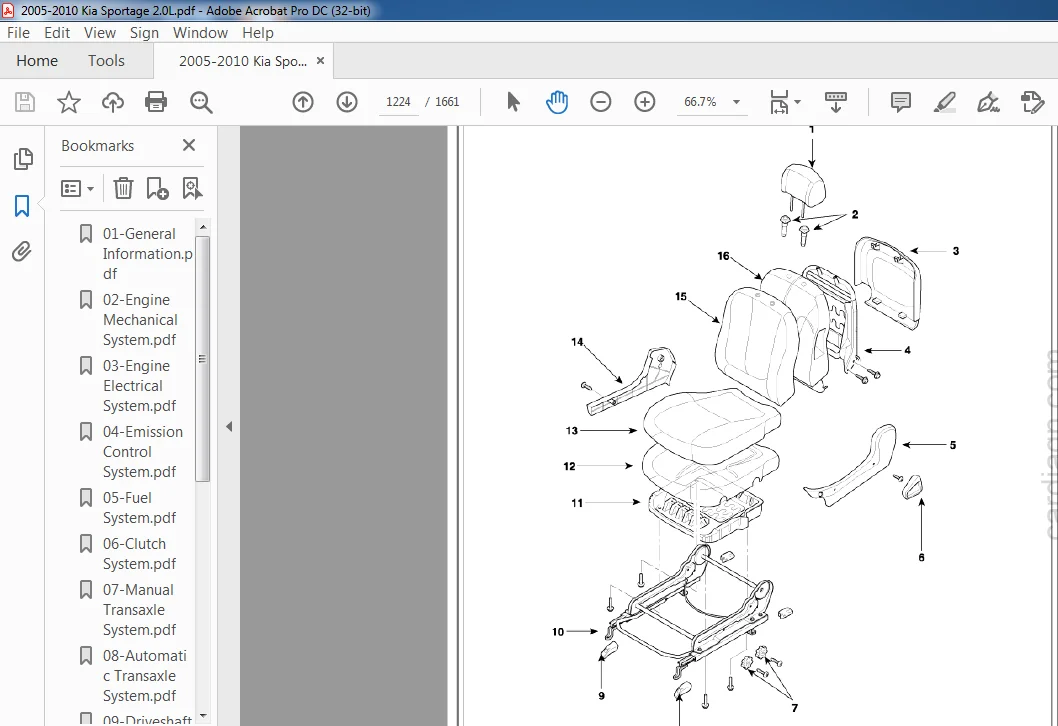 2005-2010 Kia Sportage 2.0L Workshop Manual - PDF DOWNLOAD - Image 2