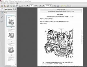 2005 Cadillac CTS Service Repair Manual - PDF DOWNLOAD