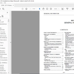 2006- 2013 Nissan Qashqai J10 Complete Service Repair Manual - PDF DOWNLOAD