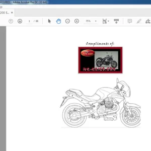 2006 Moto Guzzi 1200 Sport  Parts List  Manual - PDF DOWNLOAD