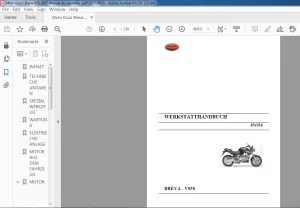 2007 Moto Guzzi BREVA V850 Werkstatthandbuch - PDF DOWNLOAD