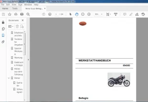 2007 Moto Guzzi Bellagio Werkstatthandbuch - PDF DOWNLOAD (GERMAN)
