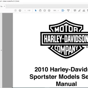 2010 Harley-Davidson Sportster Models Service Manual - PDF DOWNLOAD