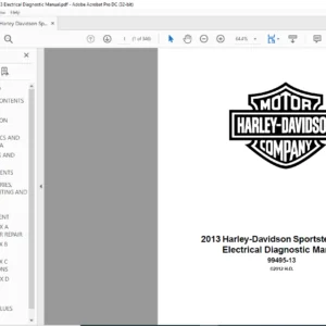 2013 Harley-Davidson Sportster Models Electrical Diagnostic Manual - PDF DOWNLOAD