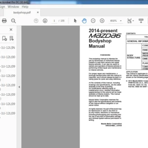 2014 MAZDA 6 Bodyshop Manual - PDF DOWNLOAD
