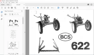BCS 622 Spare Parts Manual - PDF DOWNLOAD