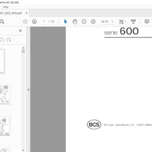 BCS Series 600 Spare Parts Manual - PDF DOWNLOAD