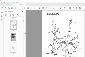 Becker Aeromat 2007 Spare Parts Manual - PDF DOWNLOAD