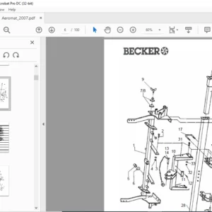 Becker Aeromat 2007 Spare Parts Manual - PDF DOWNLOAD