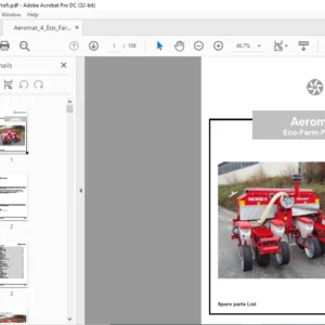 Becker Aeromat 4 Eco-Farm-Profi Line Parts Manual - PDF DOWNLOAD (GERMAN)