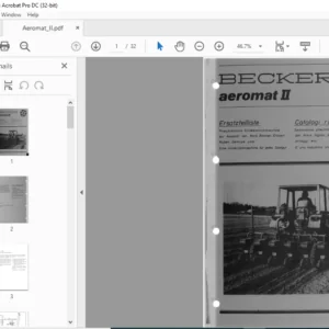 Becker Aeromat II Parts Manual - PDF DOWNLOAD