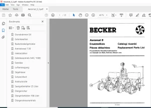 Becker Aeromat S 2 Spare Parts Manual - PDF DOWNLOAD (GERMAN