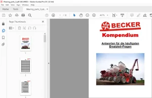Becker Kompendium Spare Parts Manual - PDF DOWNLOAD (GERMAN)