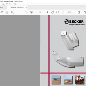 Becker Wearing 2014 D Parts Manual - PDF DOWNLOAD