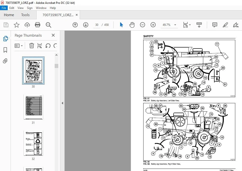 Challenger 660B 670B CE Combine Operator Manual 700735907F - PDF DOWNLOAD - Image 2