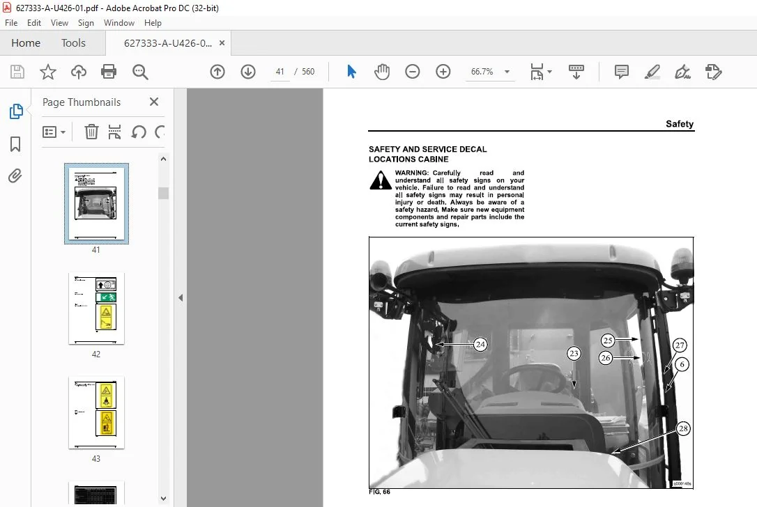 Challenger EU Applicators 3244 TerraGator Chassis Service Manual_627333-A - PDF DOWNLOAD - Image 2
