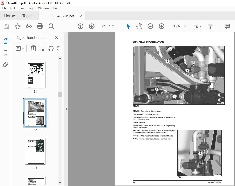 Challenger EU Applicators 7460 7660 CE SpraCoupe Liquid System Operator Manual - PDF DOWNLOAD - Image 2