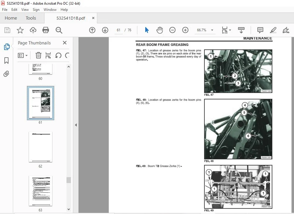 Challenger EU Applicators 7460 7660 CE SpraCoupe Liquid System Operator Manual - PDF DOWNLOAD - Image 3