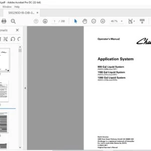 Challenger EU Applicators 900 1100 1300 Gallons Row Crop System Operator’s Manual - PDF DOWNLOAD
