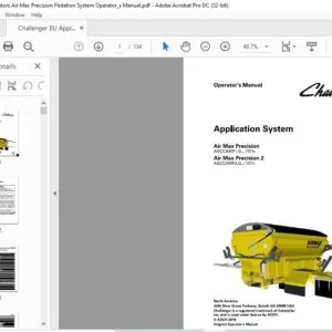 Challenger EU Applicators Air Max Precision Flotation System Operator’s Manual