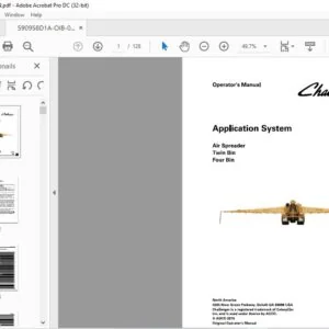 Challenger EU Applicators Air Spreader Twin Bin Four Bin Operator’s Manual_590958D1A - PDF DOWNLOAD