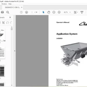 Challenger EU Applicators L4330G4 New Leader MultiApplier Application System Operator’s Manual - PDF DOWNLOAD