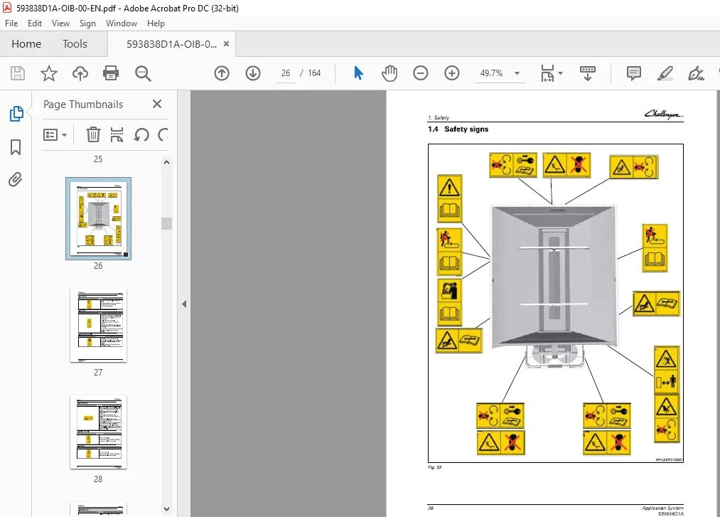 Challenger EU Applicators New Leader NL4330G4 Edge Application System Operator's Manual - Image 4