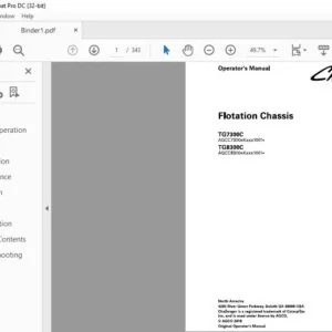 Challenger EU Applicators TerraGator TG7300C TG8300C Flotation Chassis Operator's Manual - PDF DOWNLOAD